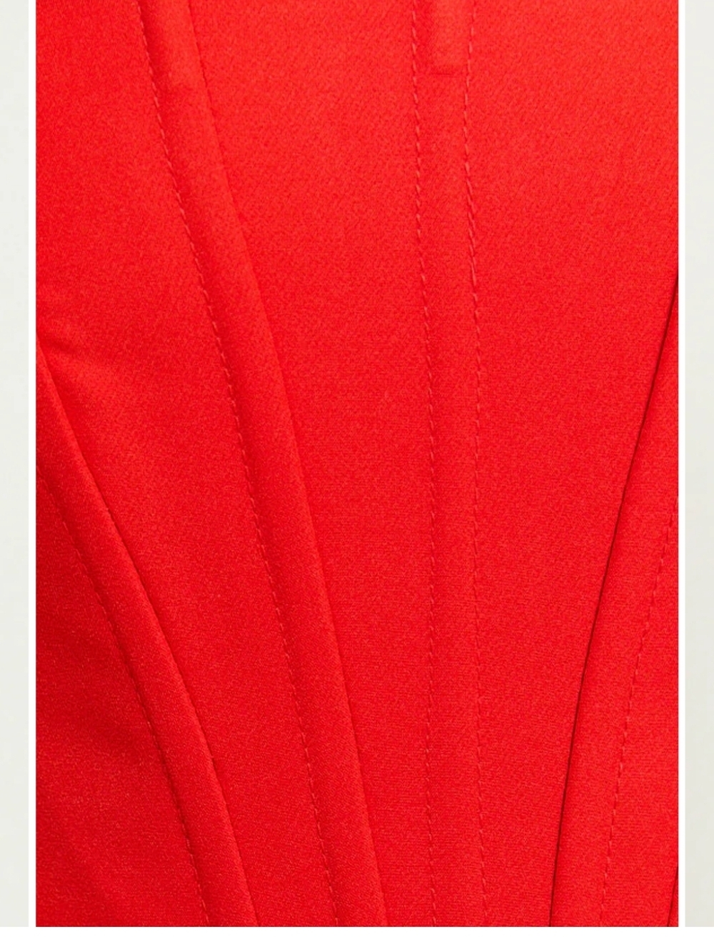 Showpo Aimee Mini Dress Red Corset Fit & Flare Scoop Neck Party Dress Size 6 NWT - Picture 5 of 14